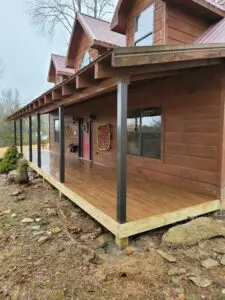 Cabin style deck built in Murfreesboro, TN